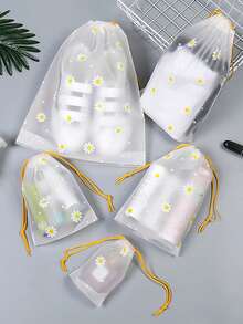 Shoe Bags For Travel,Travel Shoe Bags For Packing, A Traveling Storage Bag, Toiletry Bag, Packing Bag, Gym Bag, Laundry Bag Travel, Waterproof, And Reusable,Large Waterproof Portable Travel Shoe Storage Bags Travel Essentials Women For And Men,Great For Packing Dance Shoes, Sneakers, Hiking Golf Shoes, Clothes, And Other Travel Items; Works Well As A Home And Travel Storage Bag Travel Organizer Drawstring Shoes Pouch Shoes Cover Dust-Proof For Men For Women Packing Cubes Cruise Essentials Holiday Essential - Yellow - View 6