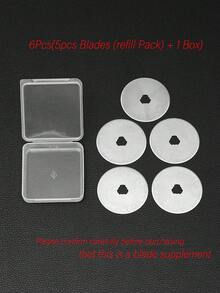 45mm Rotary Cutter With 5 Replacement Blades, Ergonomic Handle With Lock Function, Suitable For Fabric, Leather, Crafts, Sewing, Quilting, Usable For Both Left And Right Hands - Multicolor - View 17