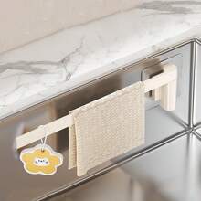 1个厨房纸巾架，橱柜下自粘式纸巾架，壁挂式纸巾架，适用于厨房、浴室和房车，可放置纸巾卷、保鲜膜和毛巾。 - 彩色 - 查看 15