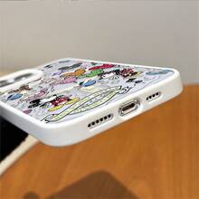 Disney. ‌   Disney Mickey Mouse Family Themed Phone Case Featuring Mickey And Minnie With Playful Designs. Compatible With  17, 16, 15, 14, 13, 12, And 11 Pro Models. Made Of TPU With Shockproof Protection. A Perfect Gift For Family, Frids, Birthdays, Holidays, And Special Occasions..Holiday Accessories. - 黑色 - 查看 4