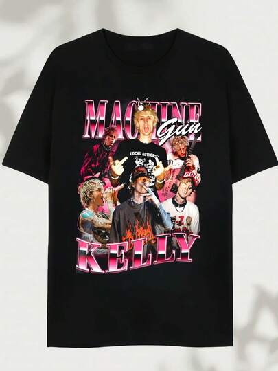 Machine Gun Kelly Music Tour Vintage Comfort Color Shirt, Lost Americana Bootleg Tee, MGK Retro 90s Shirt