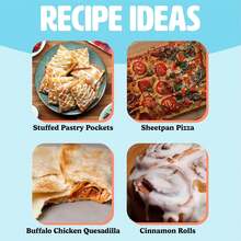 Tasty Juego de horno tostador antiadherente para hornear incluye bandeja para pasteles, bandeja para horno, estante, utensilios para hornear de acero al carbono, juego de 3 piezas, rosa - Rosa - Ver 8