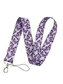 1 chiếc dây đeo hình bướm, thích hợp cho bác sĩ, y tá, sinh viên, giáo viên, dùng làm thẻ ID, thẻ xe buýt, có thể dùng làm quà tặng hoặc sử dụng hàng ngày. - Nhiều màu - Xem 16