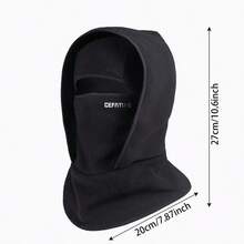 1pcs  Winter Outdoor Warm Headset With Neck Gaiter, Dual Layer Design, Windproof, Perfect For Cycling, Sports, Skiing, And Outdoor Activities - Multicolor - View 6