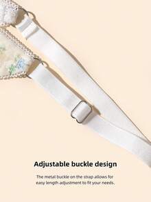 4 PCS Women's Low-Rise Thongs - Adjustable Waist Straps, Ditsy Floral Mesh Fabric, Sheer Romantic Lingerie Set - Multicolor - View 2