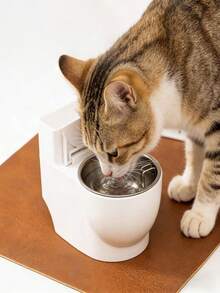 Cat Toilet Water Bowl, Easy To Clean Pet Bowl, Funny Drinking Water Device For Cats And Dogs, Pet Supplies - 1L - View 1
