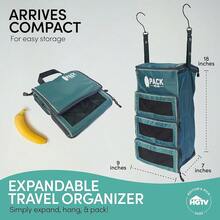 Pack Gear Hanging Carry-On Organizer - Our Standard Hanging Luggage Organizer Fits Any Carry On - Our PacFKing Cubes For Travel Use Mesh Windows To Make Finding Clothes Easy (Green, S) - Green - 查看 10