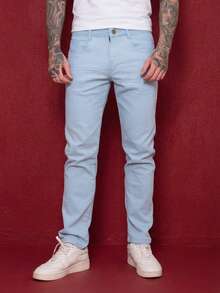 Kit Of 2 Men's Jeans With Lycra – Basic, Comfortable And With A Perfect Fit | Premium Stretch Fabric | Ideal For Everyday Wear - cralo+cralo - 查看 4