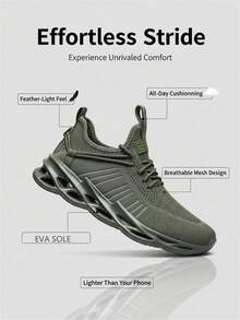 Calçados esportivos casuais masculinos plus size, calçados de malha respirável, calçados para corrida ao ar livre, calçados de corrida leves, antiderrapantes e duráveis para homens, calçados vermelho neon verde amarelo preto branco cinza escuro, ajuste largo adequado para homens e mulheres