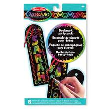 CYPNMelissa and Doug Scratch Art Paquete de Marcapáginas para Fiestas Actividades para Niños Artes y Manualidades 12 MarcapáginasFashion - 223219791 - Ver 6
