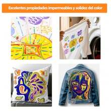 CYPNLMKB Pintura Textil 12 Colores/Juego Apto para Niños y Adultos Para Artes En Ropa Zapatos Y Lienzos 12 Colores/JuegoFashion - 18 Colores/Juego - Ver 6
