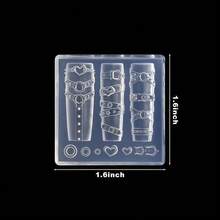 3D Belt Gel Nail Art Mold Arts Resin Strap Molds For Accessories Supplies Leather Belts Silicone Tools Cute Nails Style - ZYXP052 - 查看 8