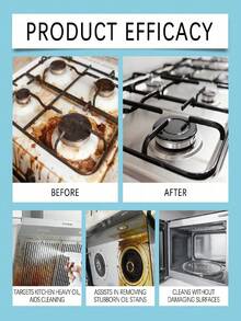 Multi-Purpose Degreasing Cleaning Spray, Effective For Removing Stubborn Grease Stains On Kitchen Stove, Oven, And Other Surfaces, Keeps The Kitchen Clean - 彩色 - 查看 9