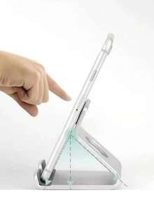 金属手机支架，平板电脑桌面支架，耐用防震一体式铝合金，便携式 - 彩色 - 查看 5