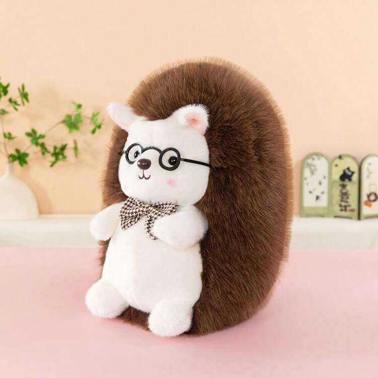 可爱毛绒刺猬玩偶，填充柔软舒适，手工缝制，是情侣、家居装饰、沙发/床边摆件、返校纪念品、儿童、生日、主题派对、万圣节、复活节、情人节、圣诞节、儿童礼物、各种节日礼物的完美之选。 - 彩色 - 查看 10