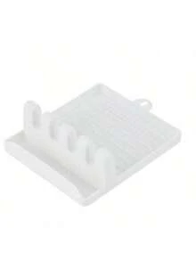 1pc Multi-Functional Silicone Pot Lid, Spoon And Spatula Holder - Multicolor - View 6