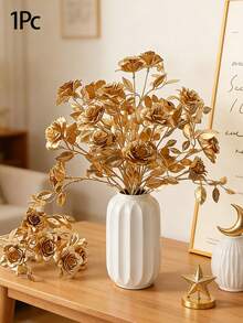 Bó hoa hồng vàng 5 bông trông như thật - Quà tặng Ngày Valentine & Trang trí tiệc, Thích hợp cho trang trí đám cưới, cắm hoa lối đi, trang trí nhà cửa, lễ tốt nghiệp, tiệc sinh nhật, lễ Phục sinh, Ngày của Cha, bó hoa cưới, trang trí phòng, trang trí nhà cửa, bó hoa, hoa nhân tạo, quà tặng cho phụ nữ, hoa giả, cây giả, trang trí phòng khách, quà sinh nhật, đồ dùng phòng ngủ, vật trang trí bàn, quà tặng bạn thân, trang trí nhà cửa, phụ kiện phòng ngủ - Hoa hồng vàng - Xem 9
