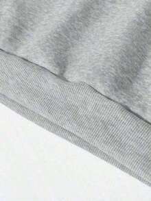 Hillman College Graphic Sweatshirt With College Emblem Printwinter Clothes For WomenNew Casual T-Shirts For Men And Women - 灰色 - 查看 4