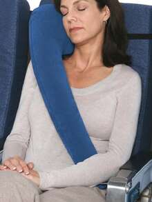 Foldable Inflatable Travel Pillow, Lightweight And Portable Travel Accessory, Portable Folding Neck Support Pad, Reusable And Washable, Suitable For Car, Airplane, Sea Travel, Camping And Outdoor Use, With Buckle Support For Head, Body And Arms, Providing Tilt Support. Essential For Travel, Camping Vacation, And Returning To School,Perfect Gift For Ramadan, Eid, Valentine's Day, Christmas, Or Thanksgiving. - A - View 4