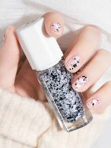 1 Bottle 10ml Water-Based Nail Polish, Quick Drying, Long-Lasting, Peel-Off, Suitable For Students, Alcohol-Free Nails - Multicolor - View 2