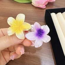 18-Piece Stylish And Elegant Colorful Gradient Flower Shape Hair Clips, Perfect Hair Accessories For Daily Use And Outdoor Vacation Wear,Suitable For Beach Photography, Casual Daily Use, Creating A Casual And Fashionable Appearance, Small And Exquisite Hair Accessory Clip - Màu sắc ngẫu nhiên - Xem 6