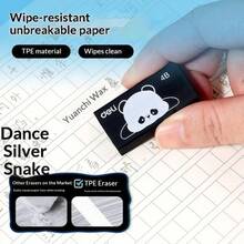 1 cục tẩy bút chì, kích thước: 48mm*23mm*11mm (1.89in*0.9in*0.433in), tẩy vẽ mịn, không bụi, bề mặt bóng cao, thích hợp cho học sinh, đồ dùng học tập cho năm học mới. - Nhiều màu - Xem 7