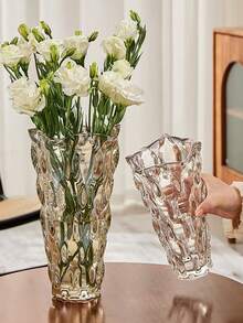 Bình hoa thủy tinh trong suốt nhiều màu sắc, dùng để cắm hoa khô/tươi theo phương pháp thủy canh, tự làm bình hoa, dày và trong suốt, nhiều màu sắc để lựa chọn, trang trí nhà cửa, phụ kiện phòng khách/phòng ngủ/phòng tắm, bình hoa phong cách Bohemian. Quà tặng ngày lễ, quà tặng ngày Valentine, bình hoa tươi. - Nhiều màu - Xem 3