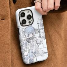 [Shipped from Mexico]Funda de Teléfono de Entrega Local: Funda de Teléfono 2 en 1 Textura Mate, Duradera, a Prueba de Golpes, Protección Estilosa, para iPhone 16, 15, 14, 13, 12, 11, 8, 7, Plus, Pro, Max, Amigos, de Moda, Fundas de Teléfono, Regalos de Cumpleaños Perfectos - Blanco - Ver 6