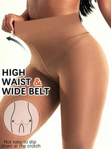 1 Pair Of Women's Simple Stretch Pantyhose Stockings Anti-Snag Base Stockings - Multicolor - View 7