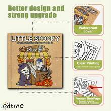 GDTME 1pc Comfortable Animal Coloring Book, Bold & Simple, Vivid & Clear Fuzzy Animal Patterns, Can Use Markers To Paint In Different Colors, Notebook For Relaxation At Office, Play At School, Birthday Gift, Back To School Gift, Christmas Gift, Art Supplies, 24 Single-Sided Printed Pages, 7.9"X7.9" - The Joy Of Comfort - View 11