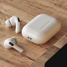 True Wireless Earbuds - Compatible With Apple And Android, Built-In Microphone, Sweat-Resistant Design, Up To 24 Hours Battery Life - White, Earphones > Wireless, Airbuds, Earbuds, Headphones - White - View 1