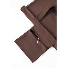 Moyaqi Cavans Tote Bag with Yoga Mat Carrier Pocket Carryall Shoulder Bag for Office Workout Pilates Travel Beach and Gym - Marrn - Ver 5