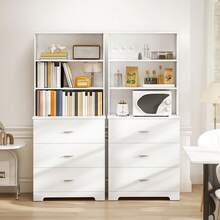 HOMCOM Estante - Branco - Ver 3