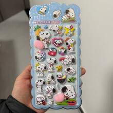 1张动漫卡通贴纸，可爱小猫咪图案，可重复使用防水贴纸，DIY手工贴纸，适用于DIY手机壳、DIY笔记本贴纸、DIY工艺品、笔记本电脑、礼品包装、派对装饰，是完美的节日礼物，也是送给粉丝和朋友的礼物。 - 彩色 - 查看 4
