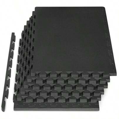 ProsourceFit Extra Thick Puzzle Exercise Mat ¾" and 1" EVA Foam Interlocking Tiles for Protective Cushioned Workout Flooring for Home and Gym Equipment