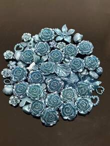 树脂混合玫瑰蝴蝶爱心月亮造型，DIY奶油凝胶手机壳材料包配件树脂配件批发，本产品可用于各种DIY手工场景，例如手机壳、发夹、相框等。也可用于DIY手工设计装饰配件，例如头饰、服装、晚礼服、鞋帽、婚礼、圣诞节、手工艺品等。 - 彩色 - 查看 10