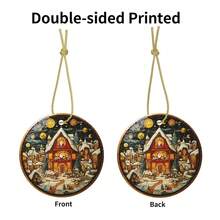 Santa Claus Christmas Tree Ceramic Christmas Hanging Ornament For Xmas Tree Wedding Holiday Party Home Decor - SantaClausChristmasTree - View 3