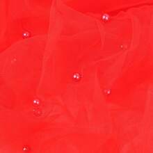 1件梦幻丝滑纯色珍珠薄纱，可用于制作婚礼头饰、甜点桌布、DIY服装面料 - 彩色 - 查看 62