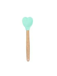 1个硅胶勺 - 耐高温奶油涂抹器、蛋糕搅拌工具、家用烘焙用具、心形果酱刮刀 - 彩色 - 查看 12