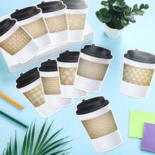 Chuangdi 60 Pcs Coffee Cup Classroom Decor Coffee Cup Bulletin Board Cutouts 6 X 4.5 Inch Classroom Decor For Teacher Student Back To Schoolsss DIY Name Tag Label Craft - CoffeeCup - View 5