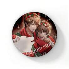 卡通迷失云端BL动漫徽章胸针卡通斯凯勒·西鲁斯艺术胸针背包装饰配件学生文具 - 58 mm - 查看 23