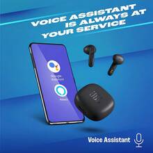 JBL Wave 300 TWS True Wireless Earbuds With 26H Battery, Built-In Mic, Fast Charging Case, Lightweight Secure Fit, Bluetooth 5.2 & IPX2 Sweatproof - Black - View 8