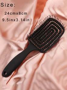 Buy 1 Get 1 Free! Large Purple & Pink Ombre Hair Brush. This Gentle Massage Brush Won't Damage Scalp Or Hair, Suitable For Long Or Short Hair, Especially Great For Curly Hair. It's An Essential Item For Hair Care And Curling, Can Be Used At Home, Office, Or School. Also An Ideal Gift For Girlfriend, Mother, Or Friend, Especially For Valentine's Day, Birthday, And Various Holidays.