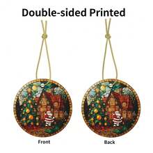 Santa Claus Christmas Tree Ceramic Christmas Hanging Ornament For Xmas Tree Wedding Holiday Party Home Decor - Christmas - View 3