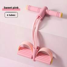 6条装弹力瑜伽阻力带，多功能阻力带，带踏步器、脚踝绑带，适用于腹部、腰部、手臂和腿部锻炼，瑜伽拉伸和减肥训练。 - 彩色 - 查看 11