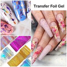 FOUR LILY 10ml 美甲箔胶，快速简便的美甲贴纸和箔片粘贴，可卸除UV凝胶指甲油 - 無色 - 查看 3