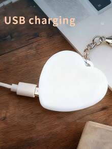 1pc Portable Touch Sensor Lamp, Multi-Scene Use, USB Rechargeable Night Light, Suitable For Cosmetic Bag, Handbag, Pet, Accessories And Hanging Decor - Modern Design - White - View 5
