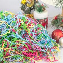 Caleihd Crinkle Cut Paper Grass Cushion Paper Streamer For Christmas Wedding Birthday Bridesmaid Engagement Craft Gift Boxes Bags Filler Decoration 4.5oz Green&Pink&Blue&Yellow - 節慶混合 - 查看 7