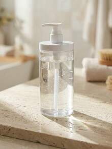 500毫升/1000毫升旅行及家用液体分装瓶，适用于沐浴露、洗涤剂、按压瓶 - 無色 - 查看 2