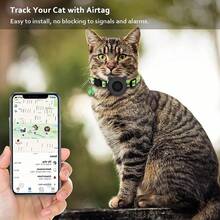 iDestry Coleira para Gatos com Suporte para Air Tag, Capa Protetora para Orelhas de Gato, Coleira com Sino Refletivo, Destacável para Air Tag, Adequada para Gatos Machos e Fêmeas, Capa Protetora para Rastreador GPS, Coleira Ajustável. Air Tag não incluso. - Multicolorido - Ver 5